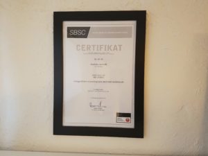 SBSC Certifierad Anläggarfirma